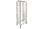 Lineoplus - Rvs regaalwagen bakery - 600x400mm - 15 niveaus - type h - in: 600mm 
