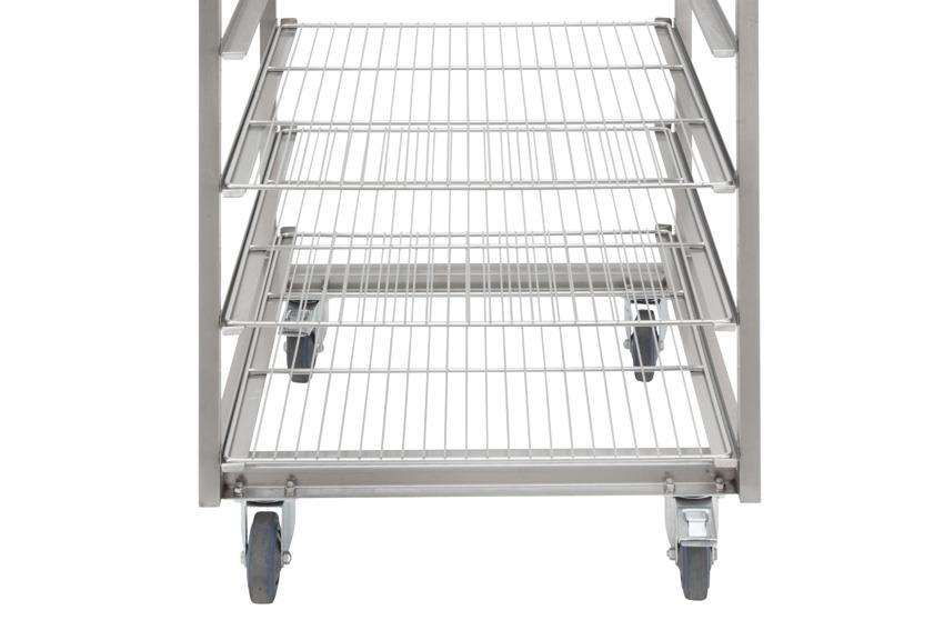 Bakery Rvs Bench Lineoplus - Ss racking trolley bakery 800x600mm - 10 levels - type h
