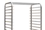 Lineoplus - Rvs regaalwagen bakery 800x600mm - 20 niveaus - type h - in: 800mm (t°-) 