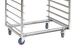 Lineoplus - Rvs regaalwagen bakery 800x600mm - 16 niveaus - type h - in: 800mm (t°-) 