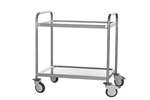 Lineoplus - Serveerwagen met 2 niveaus - rvs - 1070x740mm 