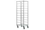 Lineoplus - Alu regaalwagen bakery - 600x400mm - 10 niveaus - type t - in: 400mm 