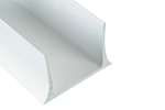 CoolX - Plintvormig u-profiel - 60mm - composiet - 4mtr/lng - recup materiaal 