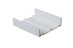 CoolX - U-profiel voor panelen - 80mm - pvc - 3mtr/lng - recup materiaal 