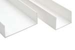 CoolX - Recht pvc u-profiel - symmetrisch - 100m - 4mtr/lng - 2mm dikte - recup materiaal 