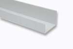 CoolX - Recht pvc u-profiel - asymmetr. - 60mm - 4mtr/lng 