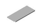Trayco - Kabelbaan deksel clipsbaar 150mm - sendzimir - 2mtr/lng 