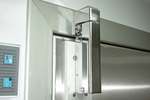 CoolX - Dictator deuropvanger - mont. buitenkant - mat verchroomd - 80 newton cilinder - 