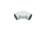 Inoac - Clean duct 75 - regelbare platte bocht - 45° - 90° 