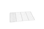Lineoplus - Draadrooster verchroomd - 600x400mm - euro licht - 28 draden ø2mm 