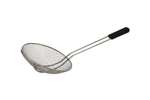 Lineoplus - Frietspaan rvs - ø240mm - gevlochten draad - kunststof handvat 