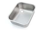 Linum - Nova spoelbak 400x500x200 - links - AISI 304 -  Scotch Brite (serie SB) 