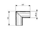 Fermod - Hoekstuk 3462 voor dichting 3461 
