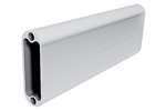 CoolX - Ovalen baar 50x25mm geanodiseerd alu - 6mtr/lng 