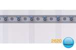 Fermoflex - Bevestigingsprofiel met haken - 3.79mtr - stroken 190x2mm - 40%-80% overlapping 