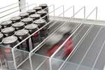 CoolX - Vast schap 660mm met rollers - schuin instelbaar + plexi 80mm 