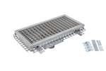 Linum - Bakgoot rvs 600x300mm - centrale afvoer ø75mm verticaal 