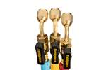Fieldpiece Instruments - Vulslang slangenset 1500mm 5/16" - 5/16" ball valve (2) + 1/4" ball valve 