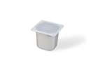 Gastroplus - Flexibel siliconedeksel gn1/6 - 176x162mm - semi-transparant 