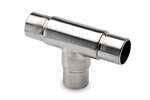 Linum - T-fitting - ø38.1mm - rvs look 