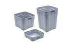 Status Innovations - Gastro vacuüm container - 2l - 225x225x70mm - excl. deksel 