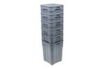 Status Innovations - Gastro vacuüm container - 10l - 225x225x306mm - excl. deksel 