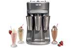Hamilton Beach Commercial - Drievoudige spilmixer - tafelmodel - incl. 3 rvs bekers 0,95l - 3 snelheden 