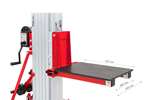  - Laadplateau voor HMT-6102 - hout - 660x500mm 