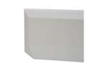 CoolX - Eindstuk 500mm links stootrand - polyester-beton 