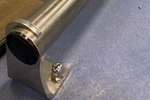CoolX - Voet voor aanrijdbeveiliging ø40mm - koelmeubelbescherming - rvs 8mm 