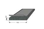 CoolX - CELRUBBER EENZIJDIG ZELFKLEVEND - 40X5MM - 10MTR/ROL 