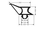 CoolX - Indrukprofiel - 2,2mtr/lng 