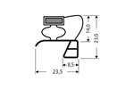 CoolX - INDRUKPROFIEL MET MAGNEET M25 - 2.55MTR/LNG 