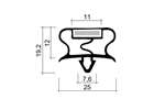 CoolX - Indrukprofiel met magneet m18 - 2.55mtr/lng 