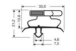 CoolX - Indrukprofiel met magneet m25 - 2.44mtr/lng 