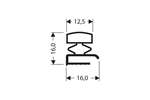 CoolX - Vlak profiel pvc - 2.55mtr/lng 