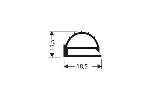 CoolX - Vlak profiel PVC  CoolX - Vlak profiel PVC