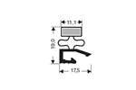 CoolX - Vlakke magneetdichting met magneet m25 - 2.44mtr/lng 