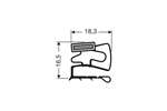 CoolX - VLAK PROFIEL MET MAGNEET M25 - 2.5MTR/LNG 