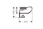 CoolX - Kraalprofiel met magneet m25 - 2.55mtr/lng 