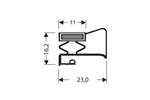 CoolX - Kraalprofiel met magneet m18 - 2.55mtr/lng 