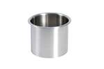 San Jamar - Rvs afvalkoker rond - ø148mmx133mm - met ronde flens 11mm - ø170mm 