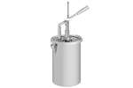 Lineoplus - Premium RVS naaldpomp/deksel - incl, RVS pot 4.5l 