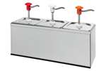 Lineoplus - Gastronorm rvs sausdispenser - inox pot 2.5l incl deksel, per st, set 3 