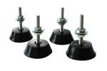 Alixo - Conische voetdemper m8 - 48x17mm - 4pce/pck 