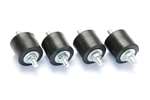Alixo - Cilindrische trillingsdemper m8x23 - 40x30mm - 4pce/pck 