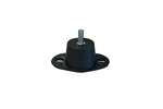 Alixo - Staal-rubber vibratie demper M8 - max 90kg - shore 45 - 