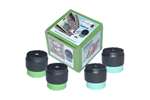 Soleco - Voetdemper - 30 tot 55kg - 4pce/pck - 2x blauw + 2x groen 