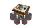 Soleco - Voetdemper - 100 tot 350kg - 4pce/pck - 4x rood 