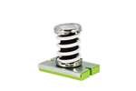  - Verend antivibratie-element - max. 125kg - voor bevestiging op montagerail of frame 